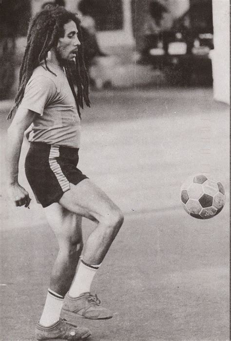 The Antique Football — Bob Marley Playing Football in Pictures