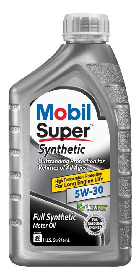 Aceite Sintetico Mobil Super Sae W Caja Con De Ml Env O Gratis