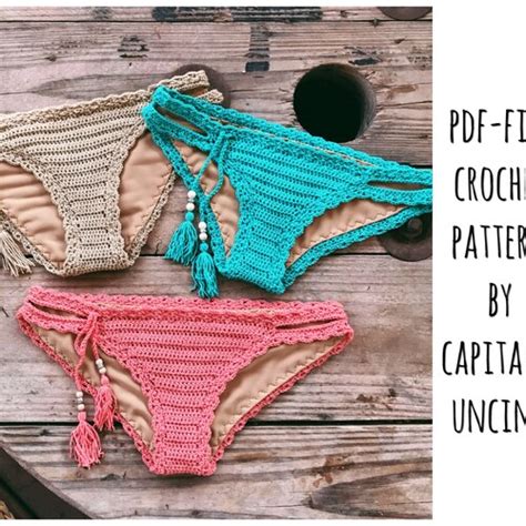 Pdf File For Crochet PATTERN Marina Crochet Bikini Bottom Etsy