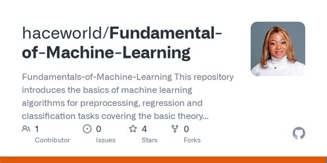 Github Haceworld Fundamental Of Machine Learning Fundamentals Of