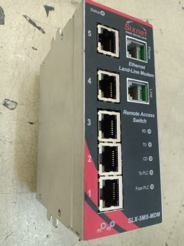 RED LION SIXNET ETHERNET SWITCH SLX 5MS MDM 1 ราคา 45 500 บาท