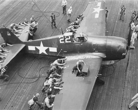 Grumman F F Hellcat Vf Coded White And Operated From Cv Uss