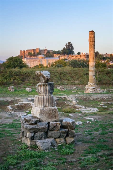 Temple Of Artemis Selcuk Turkey Stock Image Image Of Tourism