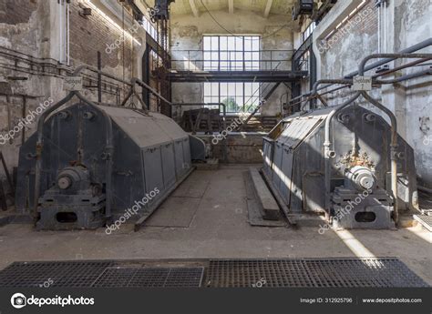 Control Board In Old Abandoned Charcoal Power Plant In Peenemuen