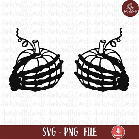 Skeleton Hands Svg Skeleton Hand Boobs Svg Pumpkin Boob Svg Etsy Israel