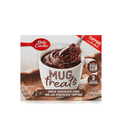 Betty Crocker Mug Treats Triple Chocolate Cake Mix With Chocolate