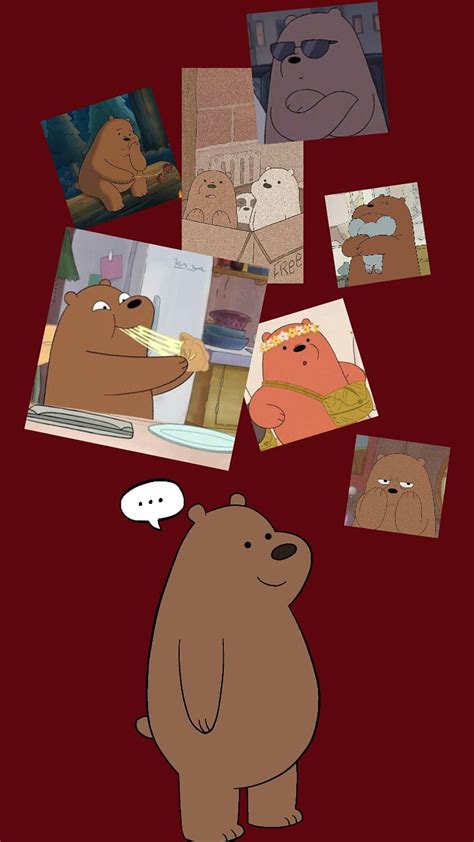 Grizz Wbb Bear Grizzly Memories Thoughts Vintage We Bare Bears Hd Phone Wallpaper Peakpx