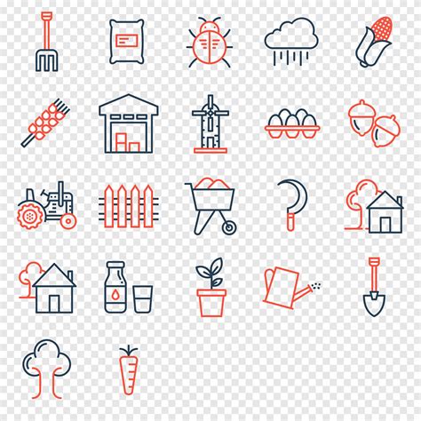 Иконы сельского хозяйства и сельского хозяйства, png | PNGEgg