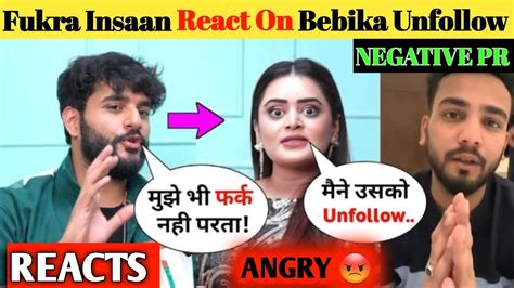 Fukra Insaan Direct Reply To Bebika Negative Pr 😱 Elvish Yadav Vs