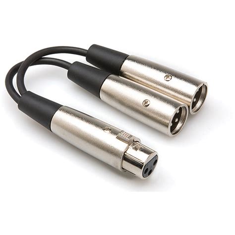 Hosa Technology Yxm 1015 Xlr Female To Dual Xlr Male Yxm 1015