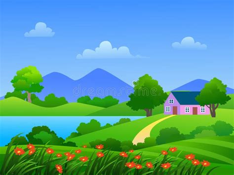 Cartoon Lake House Stock Photos - Download 112 Royalty Free Photos