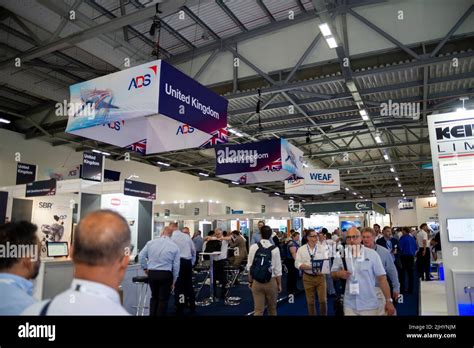 United Kingdom Area In The Halls At Farnborough International Airshow