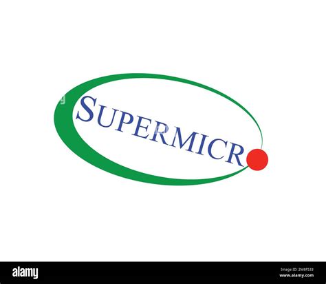 Supermicro, rotated logo, white background B Stock Photo - Alamy