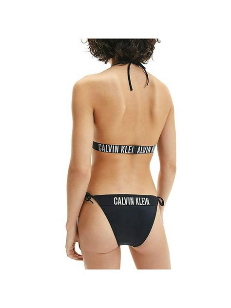 Calvin Klein Bikini Τριγωνάκι με Ενίσχυση Μαύρο KW0KW01824 BEH Skroutz gr