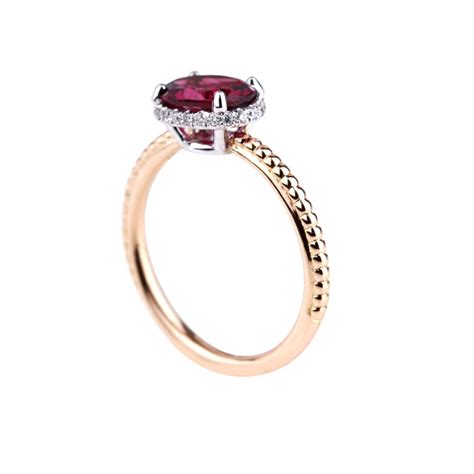 Crown Vintage Grenat Rhodolite Compagnie Des Gemmes