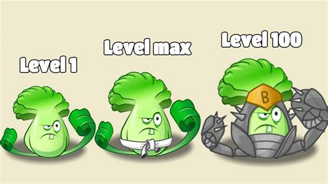 Pvz 2 All Close And Pea Plants Level 1 Vs Level Max Vs Level 100 Vs