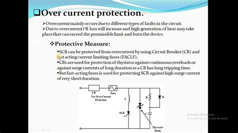 SCR Protection Circuits YouTube