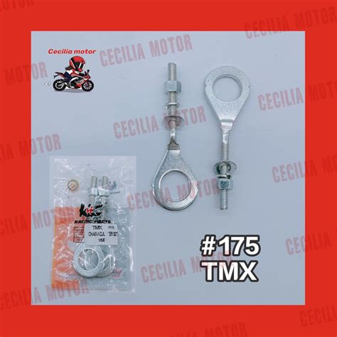 MOTORCYCLE PARTS CHAIN ADJUSTER SPROCKET BOLT SET FOR XRM TMX BAJAJ