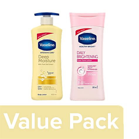 Buy Vaseline Body Lotion Intensive Care Deep Moisture 400ml Healthy Bright Complete 200ml