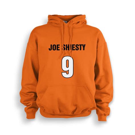 Joe Shiesty Adult Hoodie Burrow Bengals Cincinnati Made To Order With