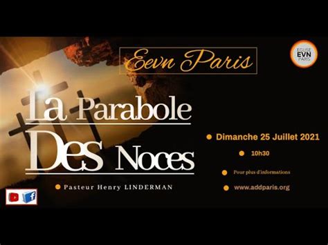 La Parabole Des Noces Pasteur Henry Linderman Youtube