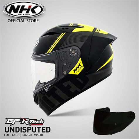 Nhk Helmets Gpr Tech Undisputed Single Visor Full Face Nhk Helmets