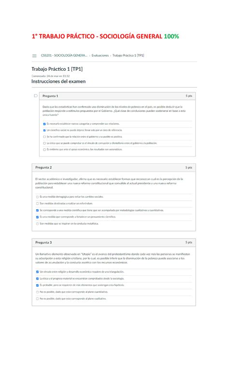 Tp Sociolog A General Nota Trabajo Pr Ctico Sociolog A