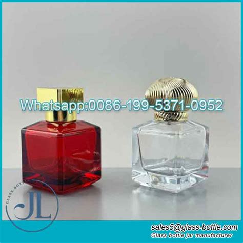 Custom 30ml Luxury Amber Perfume Glass Bottle With Lid Wholesale