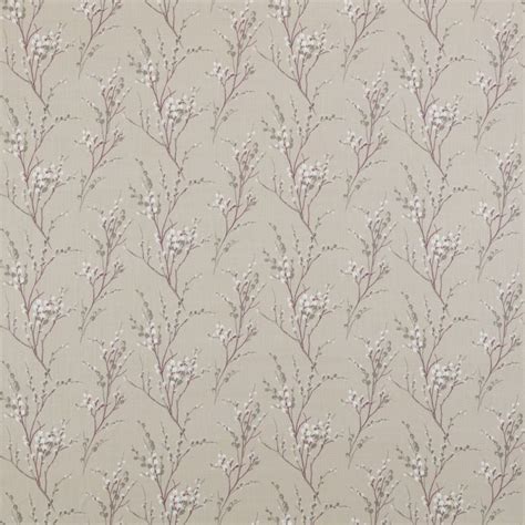 Laura Ashley Pussy Willow Natural Curtain Fabric The Curtain Store At