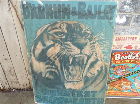 Two Vintage Barnum & Bailey Circus Posters | #4644741604