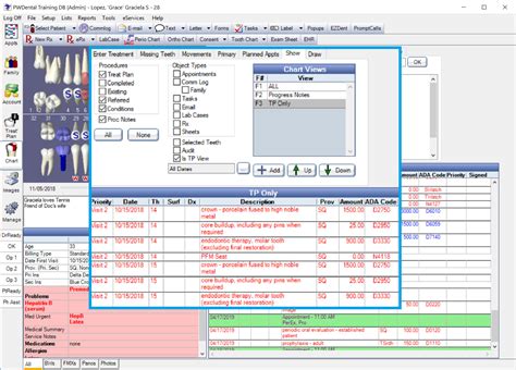 Dental and Perio Charts