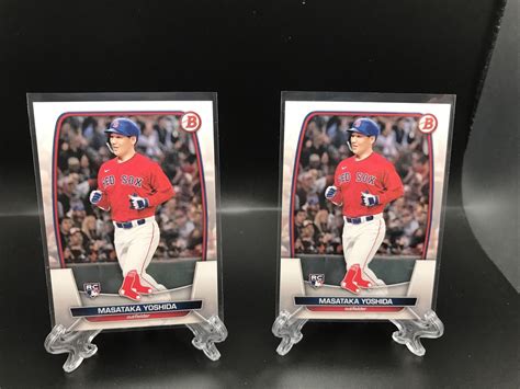 2023 Bowman Masataka Yoshida Rookie Card 58 Boston Red Sox RC Lot Of 2