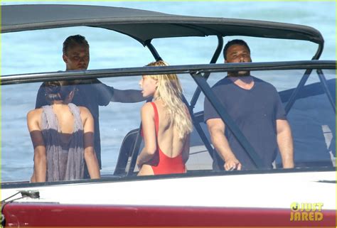 Hailey Baldwin Wears Just Married Swimsuit On Fourth Of July Photo