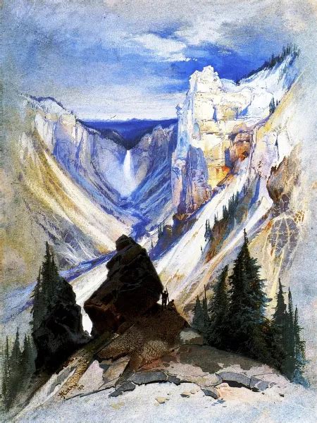 The Grand Canyon Of The Yellowstone Thomas Moran Oil Paintings