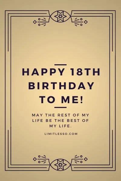 2022 Cutest Happy 18th Birthday Wishes, Messages and Quotes to Myself in 2023 | 18th birthday ...