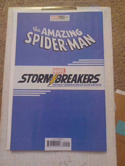 AMAZING SPIDER MAN 20 BAZALDUA STORMBREAKERS VARIANT 02 22 2023 EBay