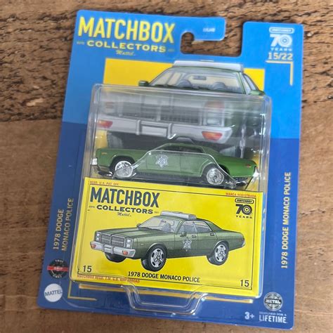 Matchbox Collectors 1978 Dodge Monaco Police Brans Diecast