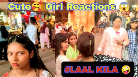 Cute Girls Reactions😱 Prank On Girl🤪 Youtube Prank Reactions