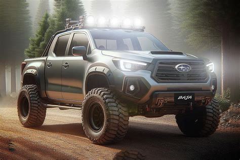 Wild Subaru Baja tough truck ute rendered - carsales.com.au