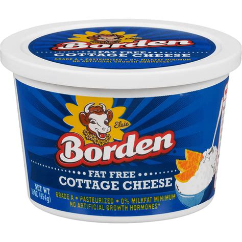 Borden Fat Free Cottage Cheese Oz Tub Shop Priceless Foods