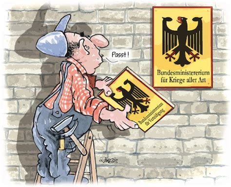 Kriegsministerium Von Ritter Cartoons Politik Cartoon TOONPOOL