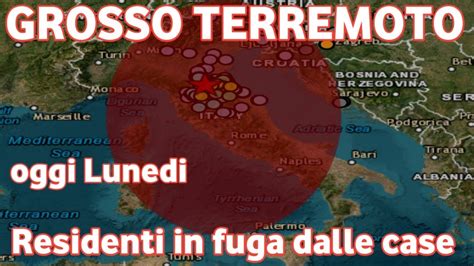 Oh mio Dio Un terremoto molto violento colpisce l Italia oggi lunedì