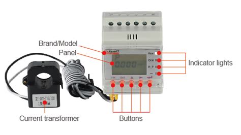 ACR10R D16TE Single Phase Energy Meter For Solar Inverters