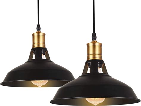 LEDSone Industriel Suspension Luminaire Rétro Lustre Plafonnier Vintage