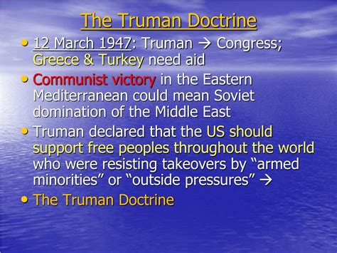 PPT - The Truman Doctrine PowerPoint Presentation, free download - ID ...