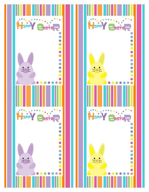 Printable Easter Name Tags