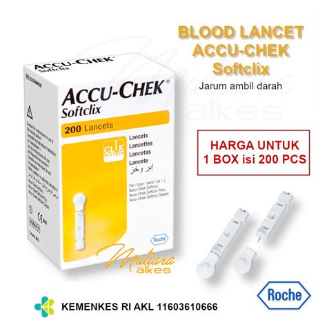 Jarum Accu Chek Softclix Isi Pcs Blood Lancet Accu Check