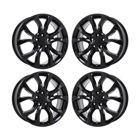 Dodge Durango Wheels Rims Wheel Rim Stock Genuine Factory Oem Used Replacement 2568 Gloss Black