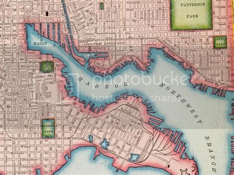 Miscellaneous Posts Historic Maps Of Baltimore Harbor 1900 1943