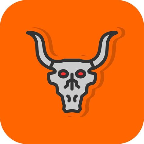 Bull Skull Vector Icon Design 20539564 Vector Art at Vecteezy